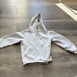 Nike Light Gray Hoodie Sweater